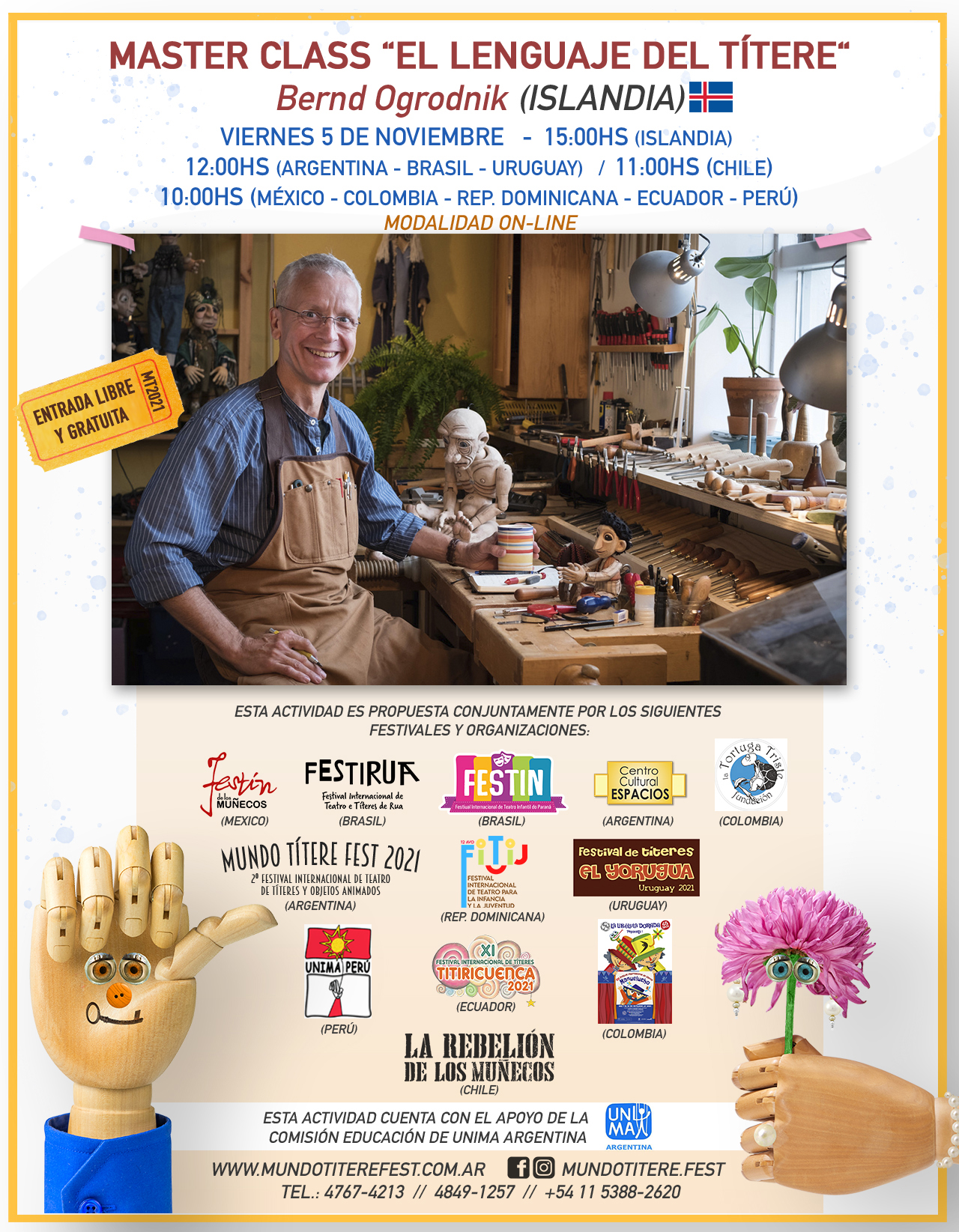Master Class “El Lenguaje del Títere“