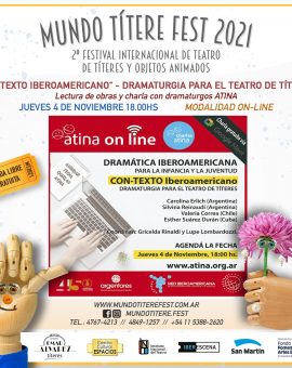 Taller de Dramaturgia – A cargo de ATINA – ASSITEJ Argentina