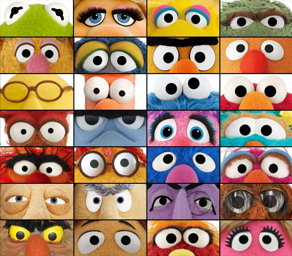 Muppets en vidriera
